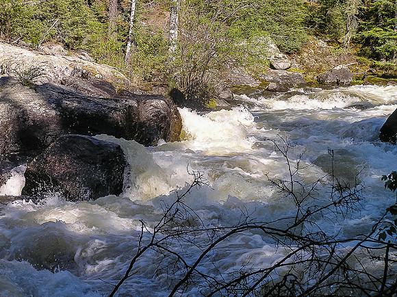 Another portage around a small falls.