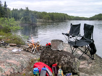 Time for some relaxation at camp.