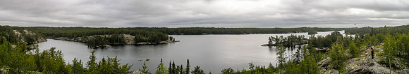 Panorama of Crystal Lake.