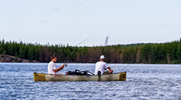 Fishing on Wilson Lake.