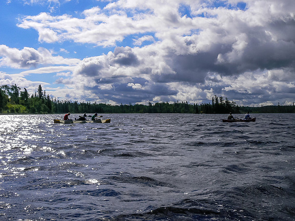 A lovely day drifting out of Snowshoe Lake.