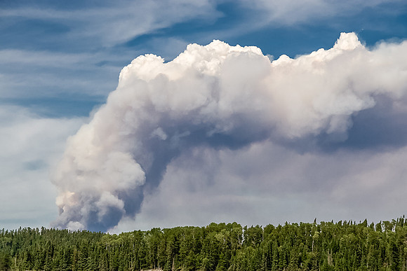 We grow concerned as the fire quickly grows.
