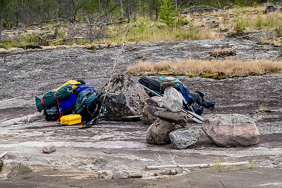 Gear on a portage