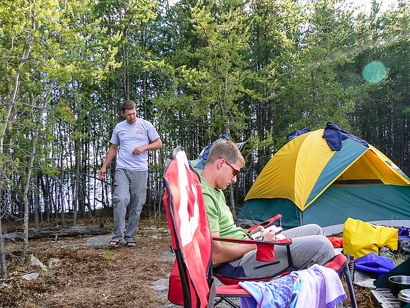 A cozy camp on Wilson Lake