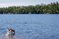 Time for swim.