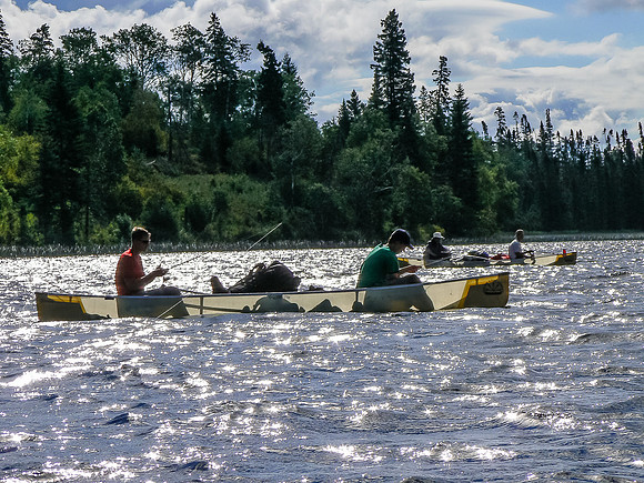 A lovely day drifting out of Snowshoe Lake.