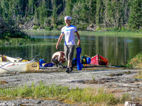 Camp on Chase Lake.