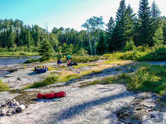 Camp on Chase Lake.