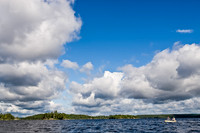 A lovely day drifting out of Snowshoe Lake.