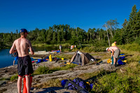 Camp on Chase Lake.