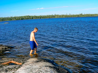 Camp on Chase Lake.