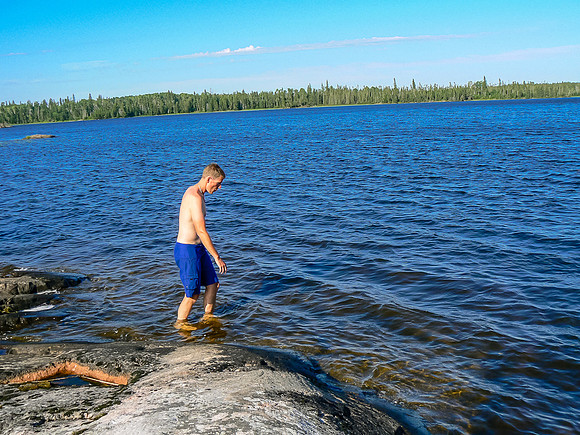 Camp on Chase Lake.