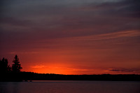 Gorgeous sunset thanks to the fire on Wednesday night.