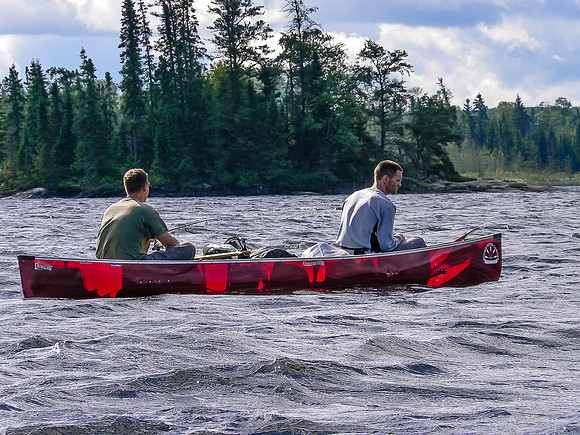 A lovely day drifting out of Snowshoe Lake.
