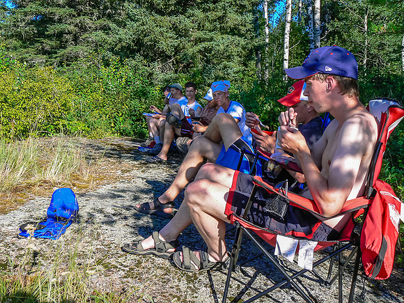 Camp on Chase Lake.