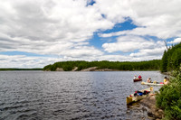 At the end of Davidson Lake