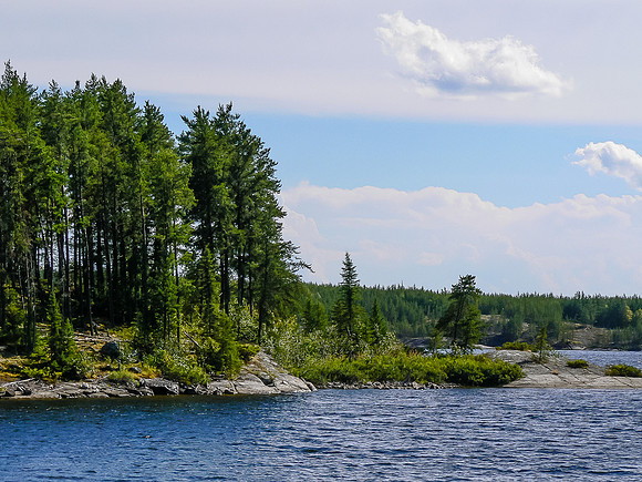 Camp on Wilson Lake.