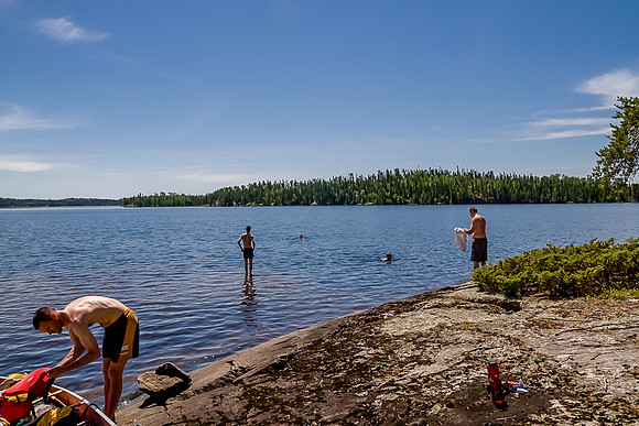 Time for swim.