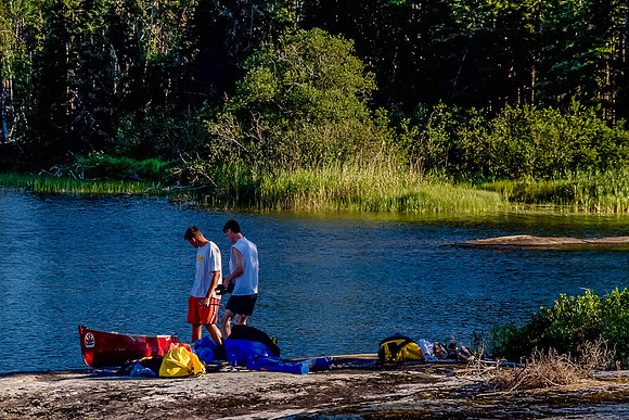 Camp on Chase Lake.