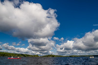 A lovely day drifting out of Snowshoe Lake.