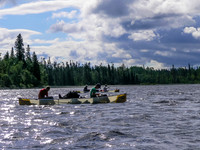 A lovely day drifting out of Snowshoe Lake.