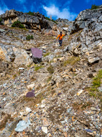 Phil was enthralled with the purple rocks here. It was sort of weird but I let him go through that experience.