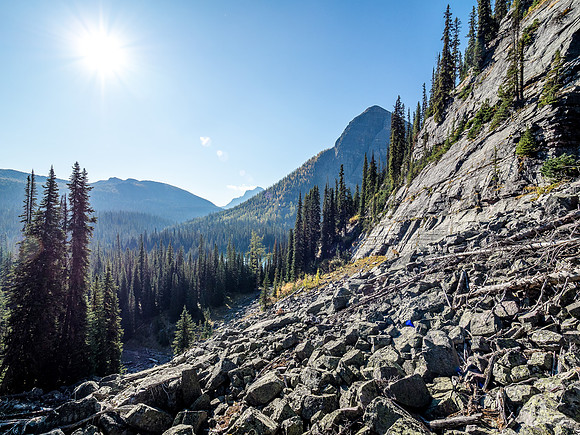 A brilliant morning view towards Egypt Lake and Sugarloaf Mountain.