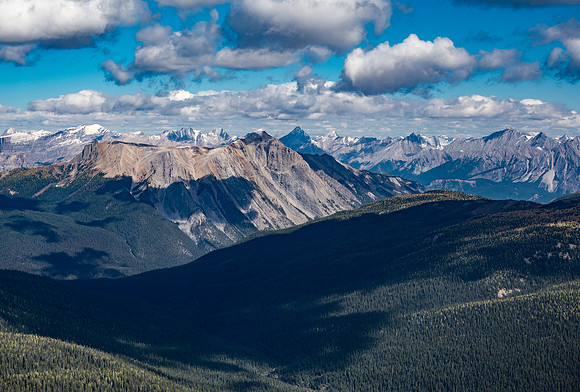 Looking north across the Redearth Creek Valley towards Copper Mountain.