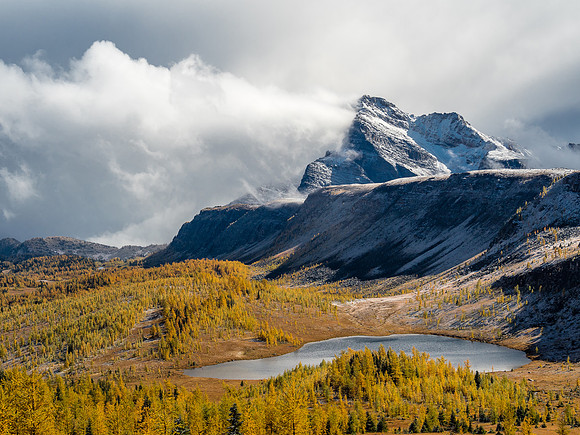 This was the view over Healy Meadows towards The Monarch from Healy Pass.