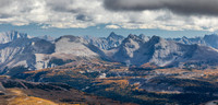 The Sunshine Ski resort with Eagle, Howard Douglas, Sundance and Brewster Rock.