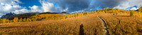 Hiking through the Healy Meadows to Healy Pass in Larch Heaven.