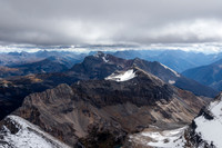 The Monarch rises impressively to the south. Scarab Peak is around 20-30m higher.
