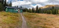 Exiting down to Pharaoh Creek past the Egypt Lake shelter.