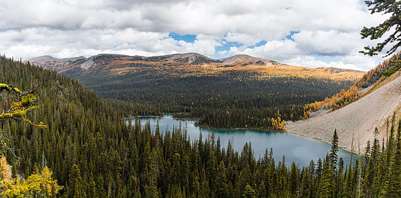 Views to Healy Pass over Egypt Lake.