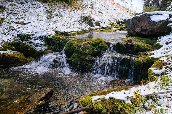 The Talc Lake outflow stream.