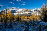 Descending from Healy Pass to Pharaoh Creek.