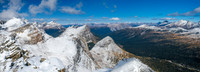 Great views down Redearth Creek past Pharaoh Peaks.