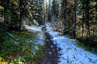 Hiking back up to Healy Pass.