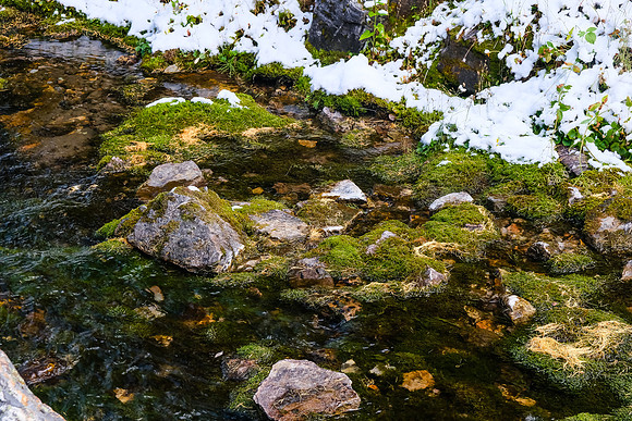 The Talc Lake outflow stream.