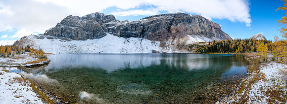 Talc Lake with Natalko rising above.