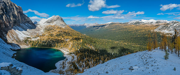 Descending to Talc Lake.
