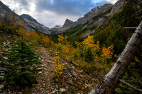 Hiking the Hawk Creek / Ball Pass trail.