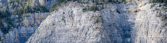 Caves in Isabelle's south cliffs.