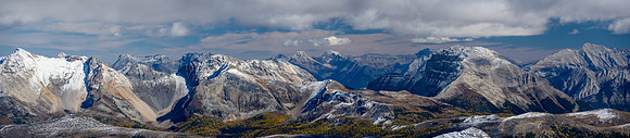 Brett (L), Black Brett and Mount Bourgeau (R).