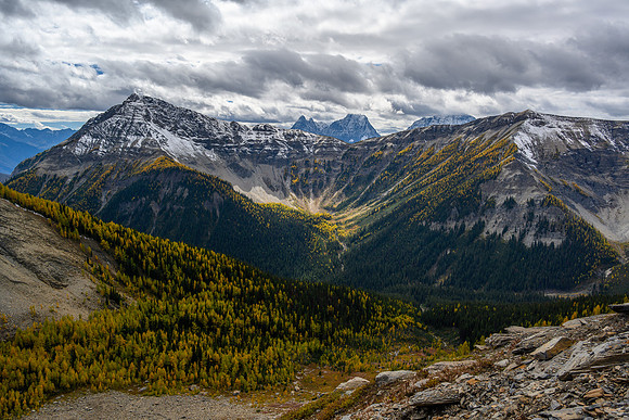 Descending south slopes towards Hawk Ridge.