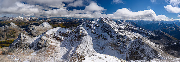 Pharah Peaks at left with Scarab SE of Haiduk Peak.