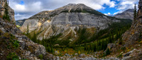 Views back down to Hawk Creek and Isabelle Peak.