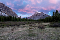 Sunrise over Aries Peak.