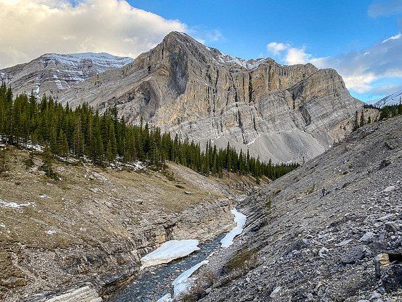 Views back to Aries Peak from the NW valley.