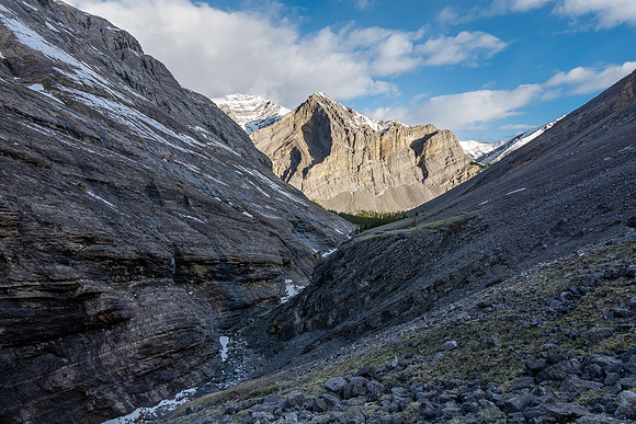 Views back to Aries Peak from the NW valley.